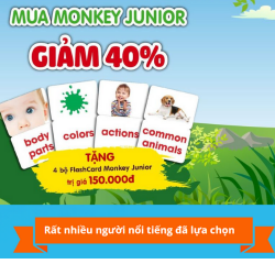 Monkey Junior- Ứng Dụng Học Tiếng Anh Cho Trẻ