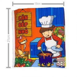 Sách Vải Tương Tác Pipo Cho Bé – Căn Bếp Nhỏ
