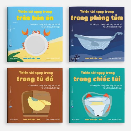 Sách Ehon- Thiên Tài Ngụy Trang Song Ngữ Việt Anh